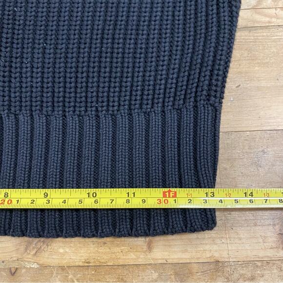 Talbots‎ Petites black knit 3/4 sleeve cropped cardigan sweater Size Petite - Picture 14 of 15